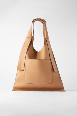 Zara + Flat Shopper Bag