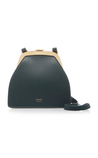 Khaite + Nellie Structured Frame Leather Shoulder Bag