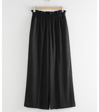 & Other Stories + Twill Paperbag Waist Trousers