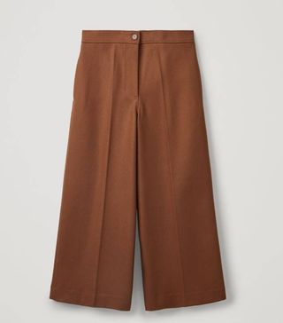 Cos + Wide-Leg Wool-Cashmere Trousers