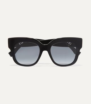 Fendi + Oversized Square-Frame Acetate Sunglasses