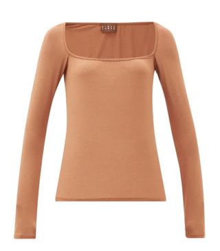 Albus Lumen + Longe Square-Neck Top