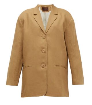 Albus Lumen + Manus Oversized Linen Blazer