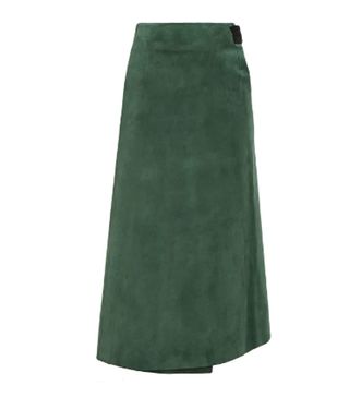 Albus Lumen + Lima Suede Wrap Skirt