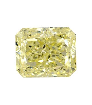 James Allen + 1.31 Carat Fancy Yellow-VS1 Radiant Cut Diamond