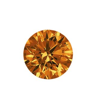 Blue Nile + 1.13-Carat Deep Brownish Yellowish Orange Round Diamond
