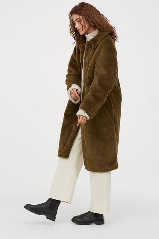 H&M + Faux Fur Coat