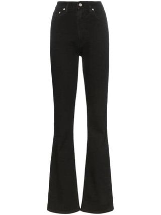Helmut Lang + High-Waisted Straight-Fit Jeans