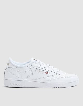 Reebok + Club C 85 Sneaker in White/Light Grey