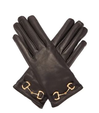 Gucci + Horsebit Leather Gloves