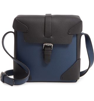 Sondra Roberts + Binocular Case Faux Leather Crossbody Bag