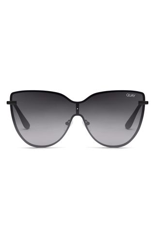 Quay Australia + Daydream 56mm Cat Eye Shield Sunglasses