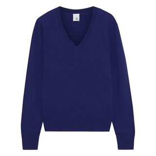 Iris & Ink + Royal Blue Alith Cashmere Sweater