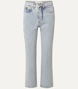 Victoria, Victoria Beckham + Cali High-Rise Straight-Leg Jeans