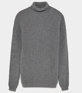 Zara + Purl Knit Turtleneck Sweater
