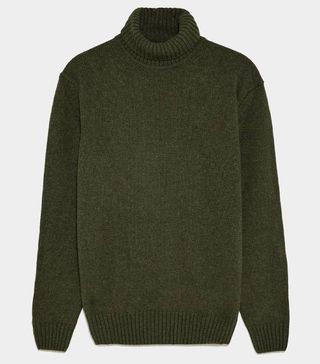 Zara + Wool Blend Sweater