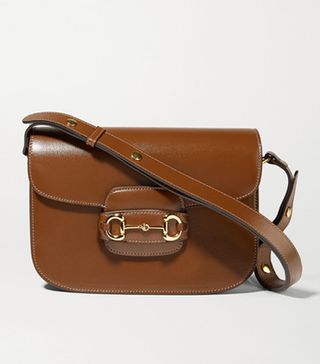 Gucci + 1955 Horsebit-Detailed Leather Shoulder Bag
