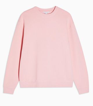 Topshop + Pink Relaxed Sweatshirt