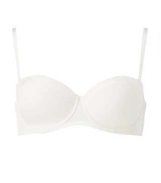 John Lewis & Partners + Satin Band Underwired Strapless Multiway Bra, Ivory