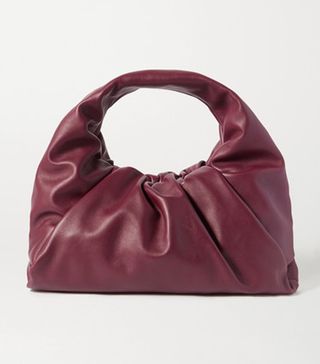 Bottega Veneta + The Shoulder Pouch Gathered Leather Bag