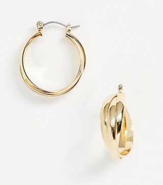 Liars & Lovers + Gold Mini Twisted Gold Hoop Earrings