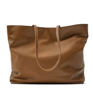 Zara + Customisable Leather Tote Bag