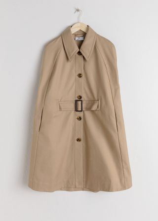 & Other Stories + Belted Trench Cape
