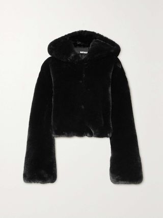 Rotate Birger Christensen + Melika Faux Fur Hooded Jacket