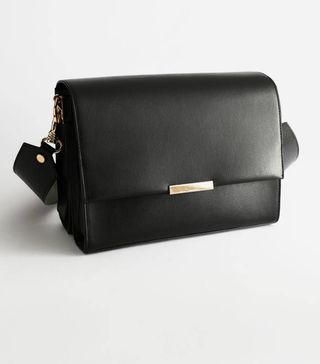 & Other Stories + Duo Tone Leather Crossbody Bag