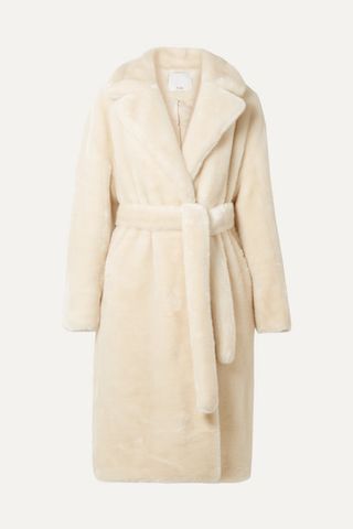 Tibi + Luxe Oversized Faux Fur Coat