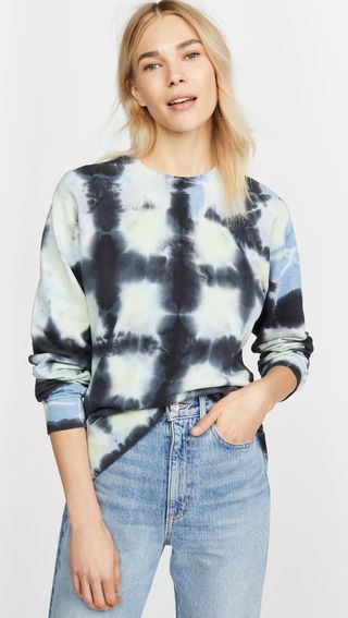 Proenza Schouler White Label + Ombre Tie Dye Sweatshirt