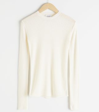 & Other Stories + Linen Silk Blend Sweater