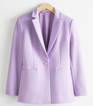 & Other Stories + Structured Single Buttoned Blazer
