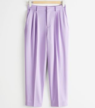 & Other Stories + Duo Pleat Tailored Trousers