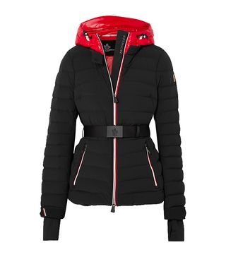Moncler Grenoble + Bruche Belted Two-Tone Quilted Ski Jacket