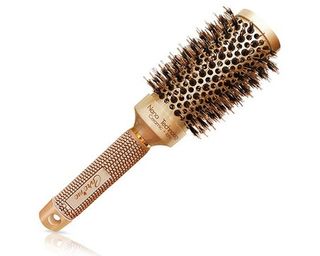 Care Me + Round Hair Brush With Natural Boar Bristles