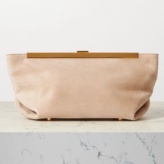 Khaite + Aimee Suede Clutch