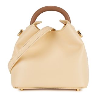 Elleme + Madeleine Pale Yellow Leather Bag