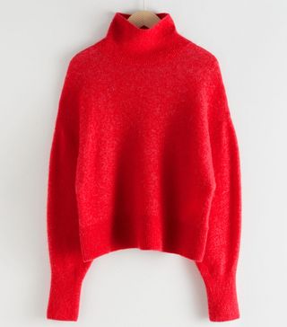 & Other Stories + Soft Wool Blend Turtleneck Sweater