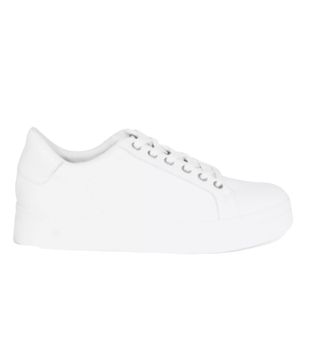 Topshop + Candy White Lace Up Trainers