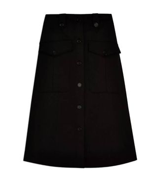 Topshop + Boutique Black Utility Skirt