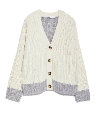 Zara + Wool and Alpaca Blend Cardigan