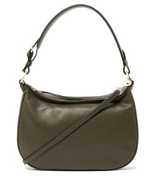 M&S + Leather Mini Hobo Bag