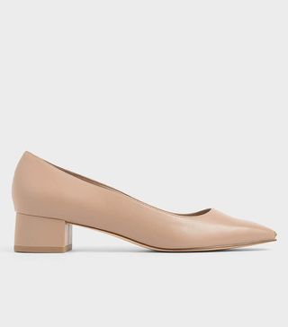 Charles & Keith + Chrome Tip Court Shoes