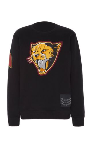 Givenchy + Tiger-Patch Cotton Sweatshirt