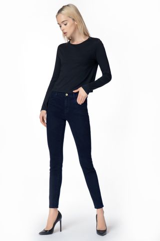 J Brand + Maria High Rise Super Skinny Jeans in Penrose