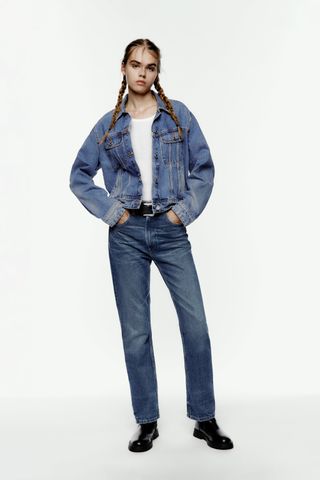 Zara + Straight Jeans