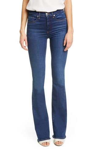 Veronica Beard + Beverly High Waist Skinny Flare Jeans