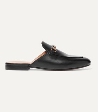Gucci + Princetown Horsebit-Detailed Leather Slippers
