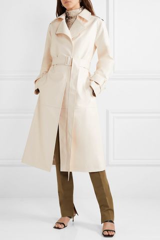 Frankie Shop + Eve Faux Leather Trench Coat